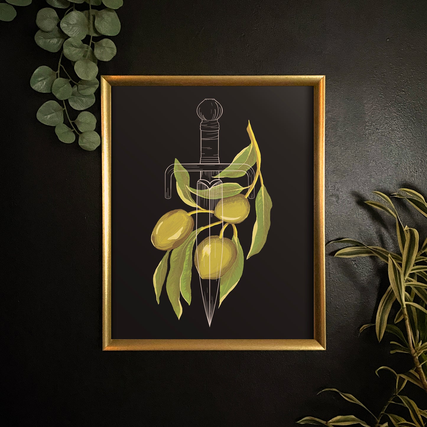 Olive Dagger Fine Art Print